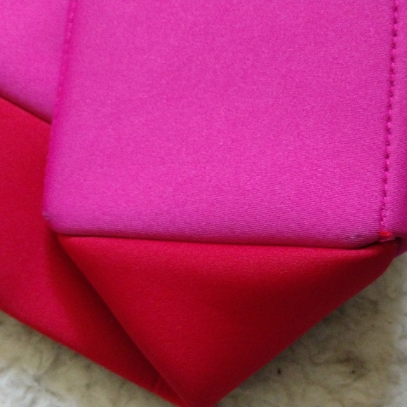 Anthropologie Summersault Stylish Pink Tote Bag - Picture 6 of 7